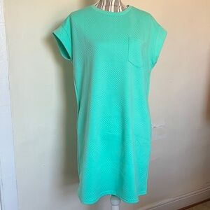 New - midi dress embossed soft with pockets